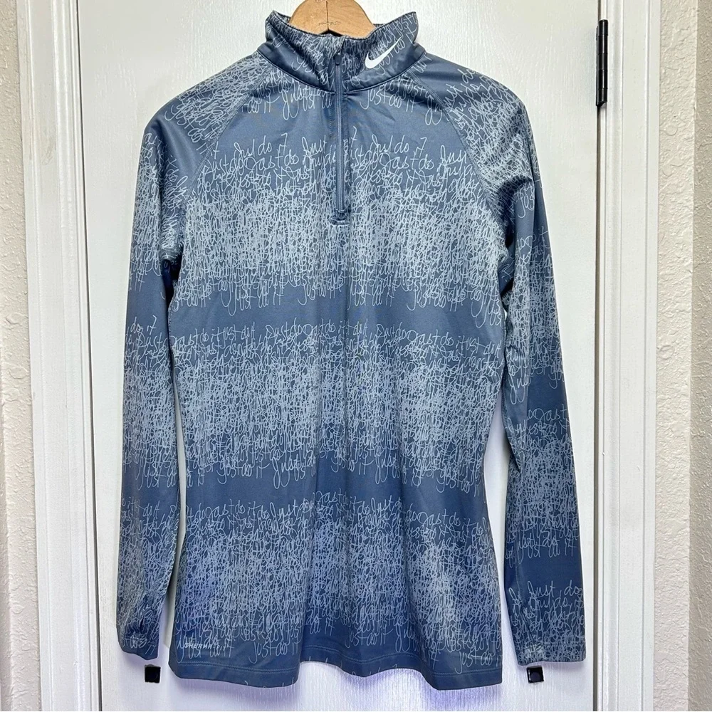 Nike Just Do It Scribble Print Therma Fit Top XL